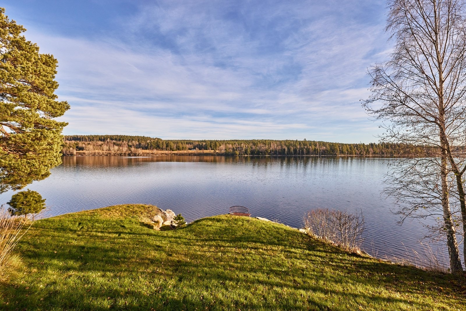 Vei, vann og kloakk vil bli lagt frem til tomtegrensen etter ti solgte tomter. Galleribilde