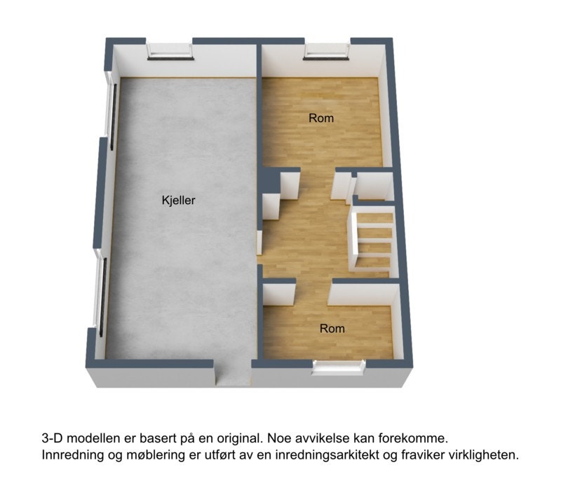 Planillustrasjon kjellar Galleribilde