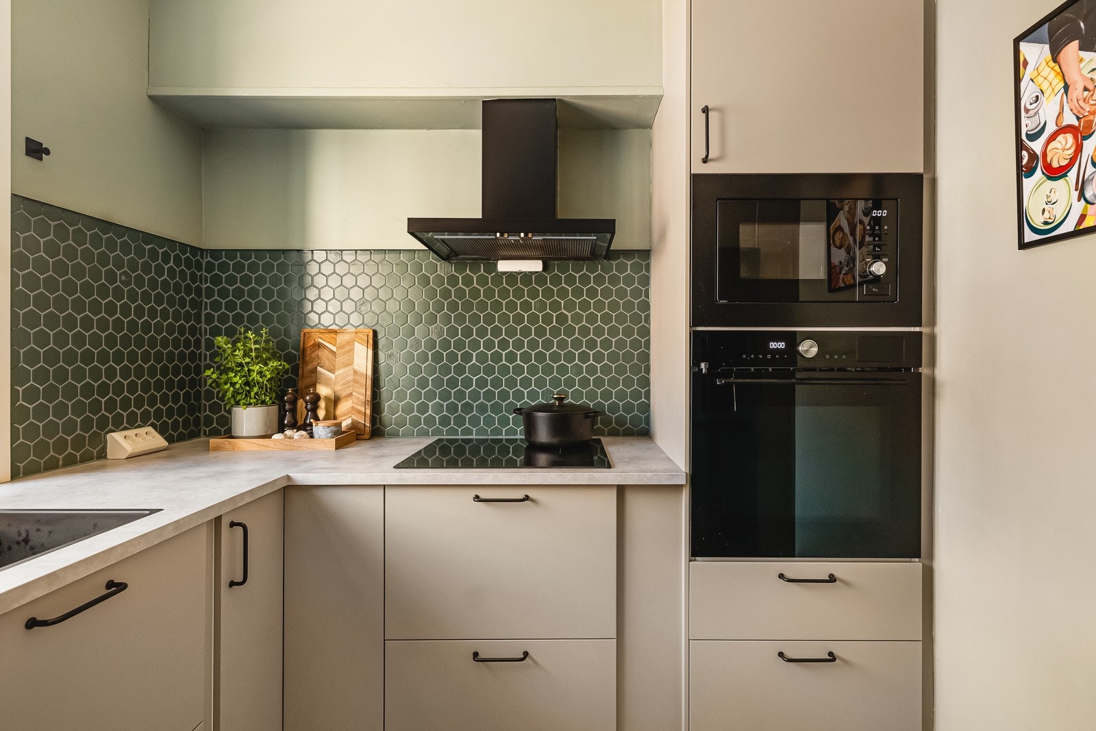 Legg merke til de lekre flisene. Galleribilde