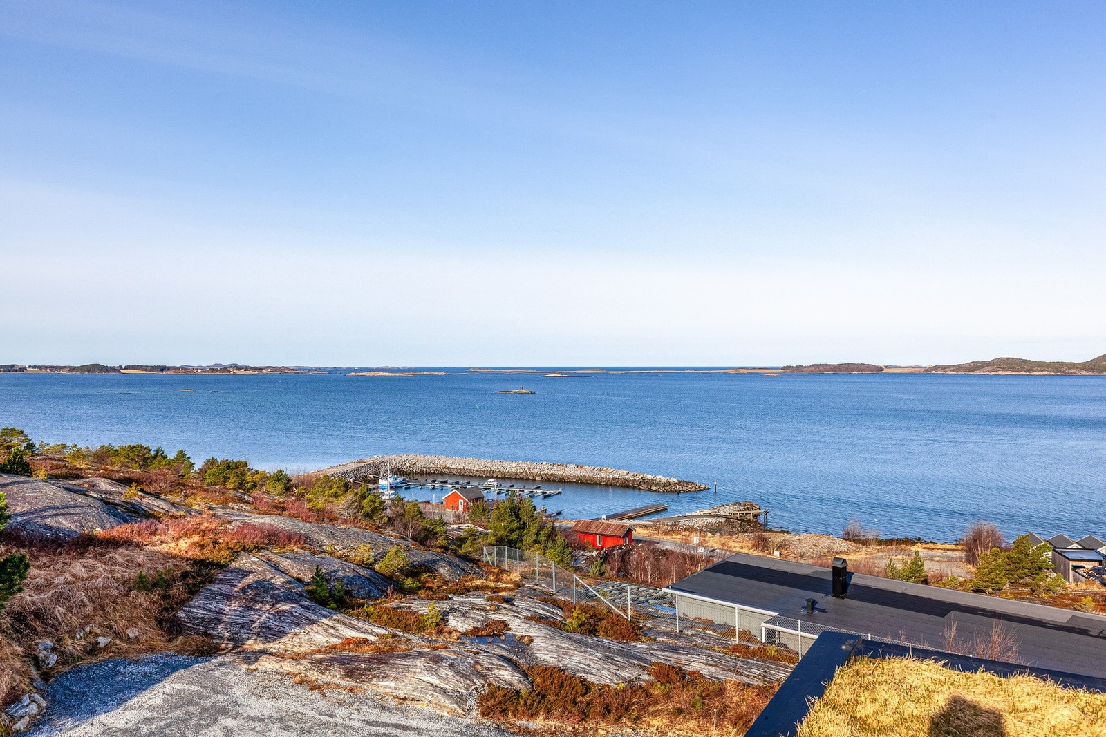 Utsikt fra terrasse Galleribilde