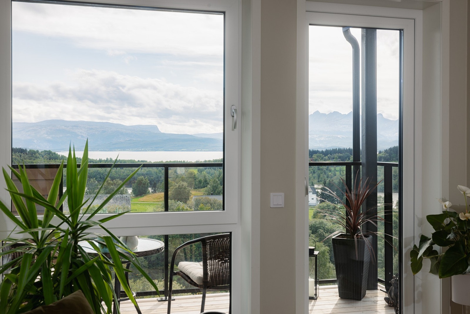 Fra 5. og øverste etasje kan du nyte en særdeles fin utsikt! Galleribilde