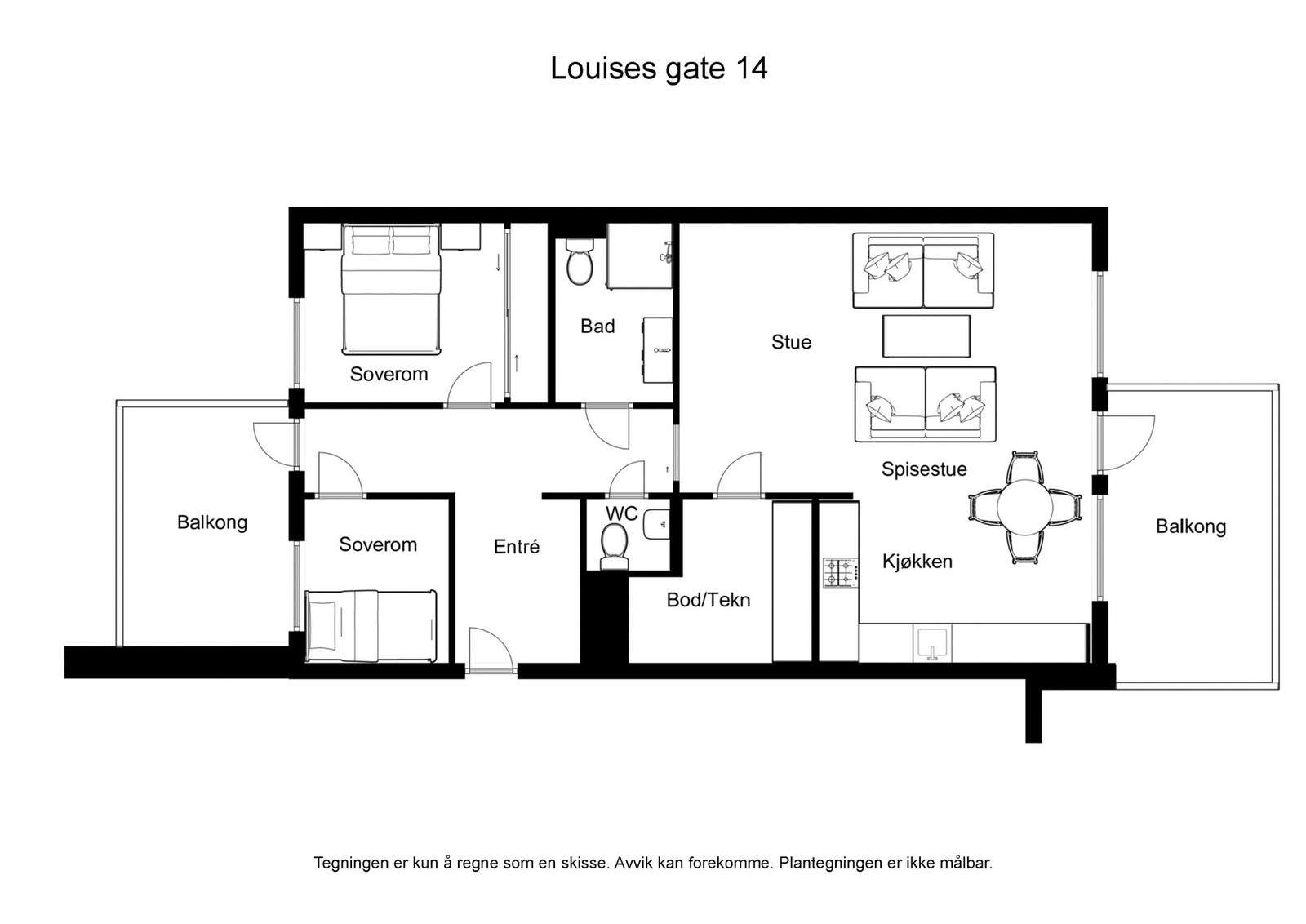 Planløsning. Galleribilde