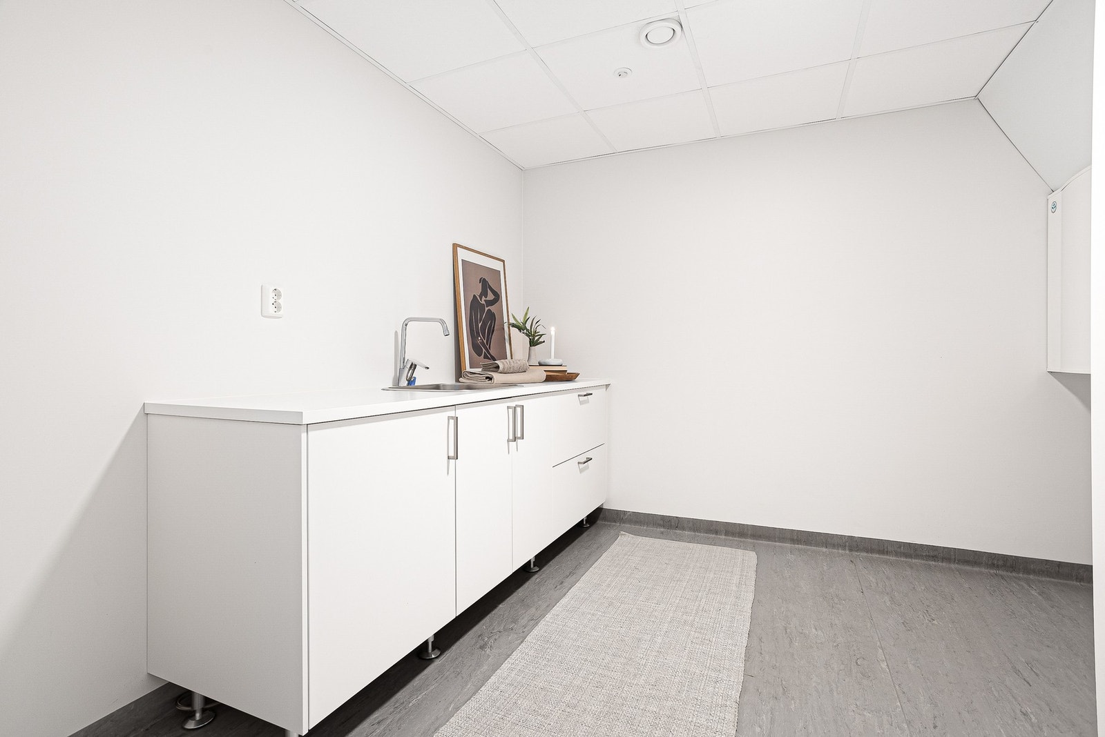 Vaskerommet/teknisk rom er et av høydepunktene i leiligheten Galleribilde