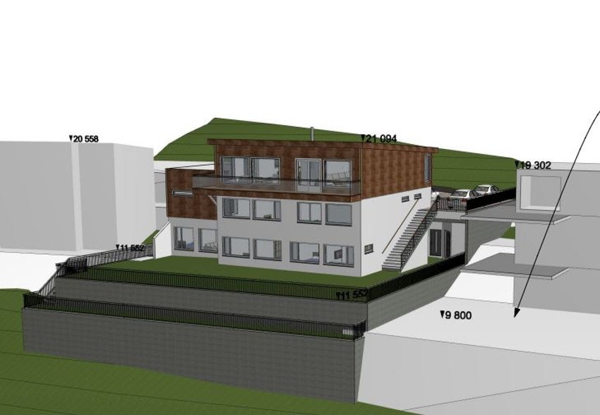 Inspirasjon av enebolig. Byggets utforming er utviklet av Arkitektur Studio Pirqa og kan ikke kopieres uten tillatelse. Galleribilde