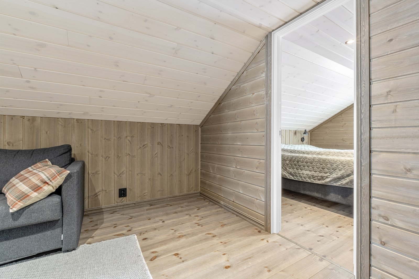 Arealet er godt utnyttet og hytten har kvaliteter de fleste vil være på jakt etter Galleribilde