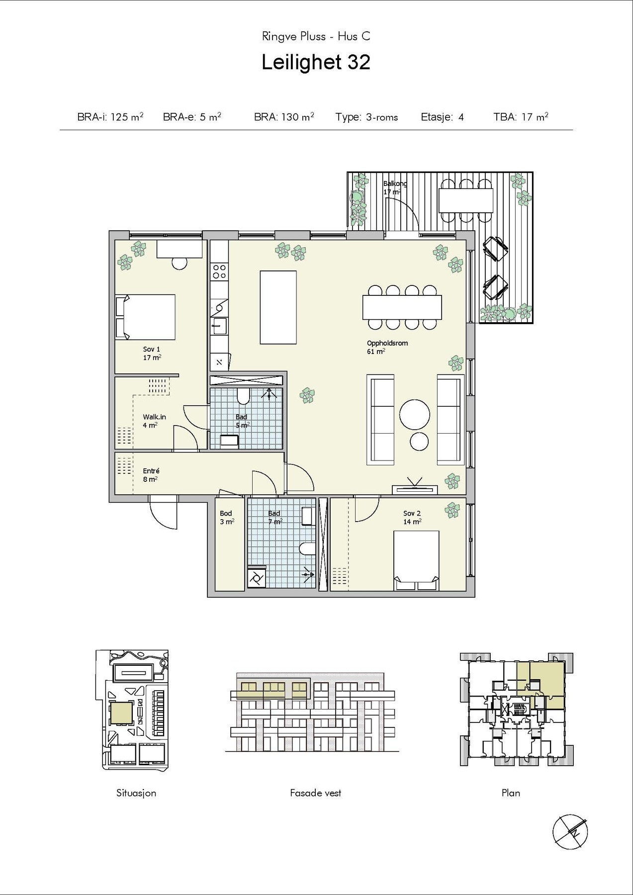 Planskisse Galleribilde