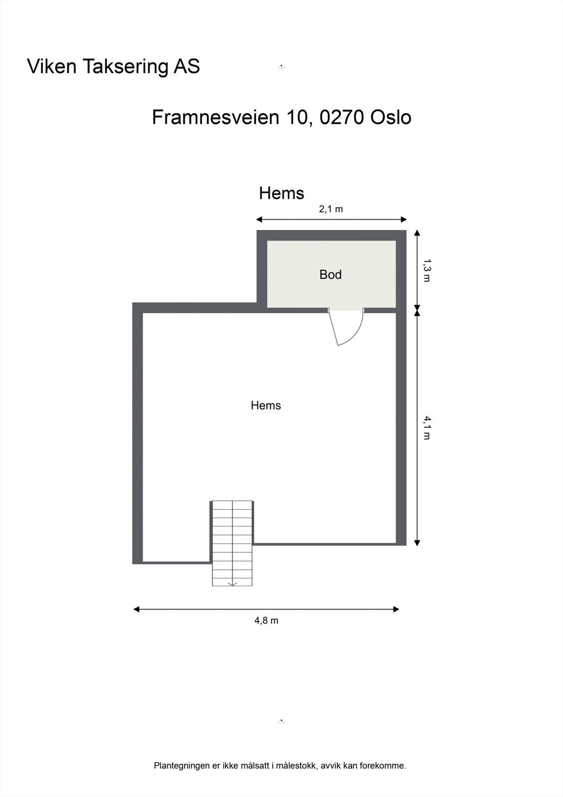Plantegning - hems Galleribilde