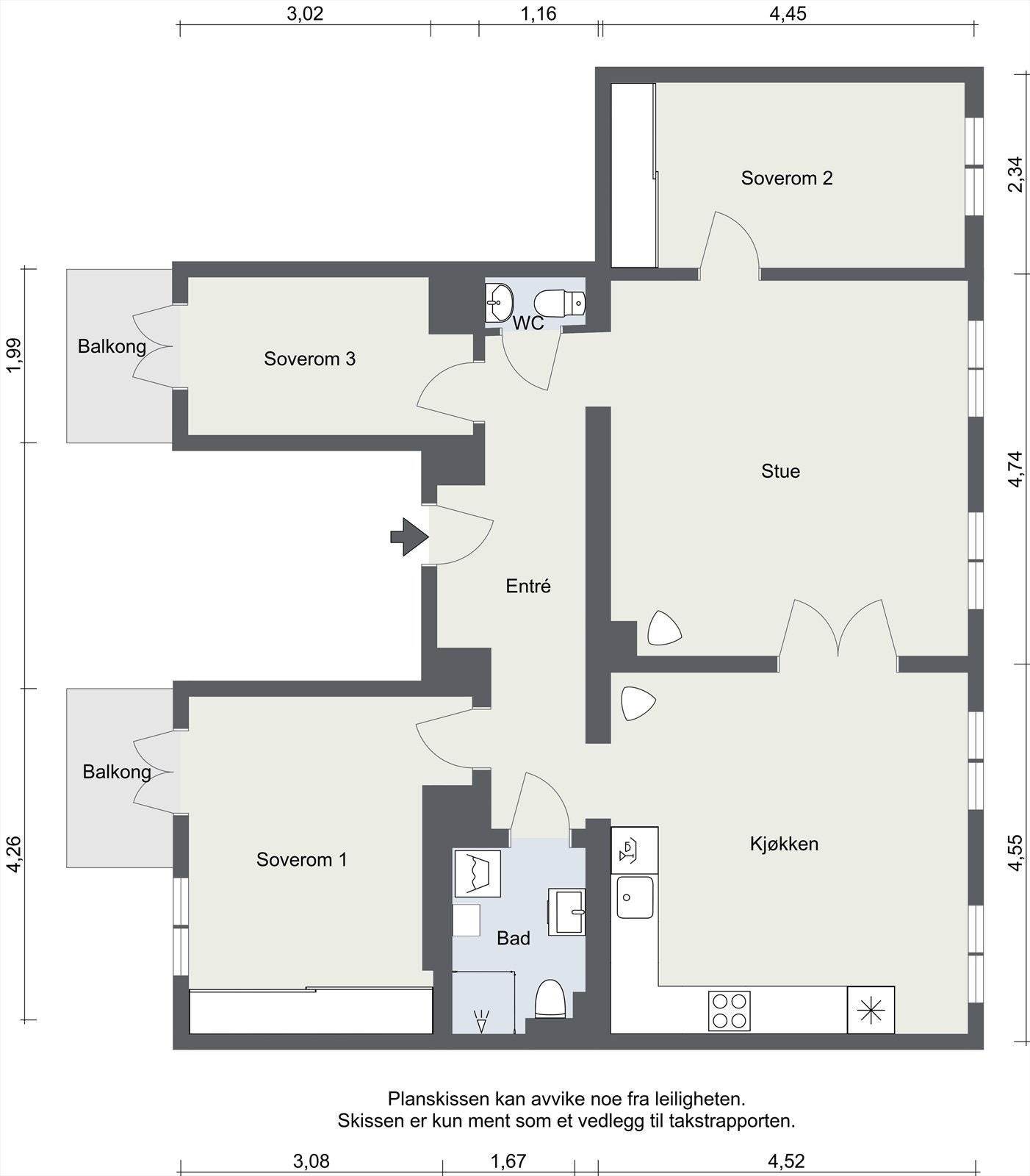 Plantegning. Galleribilde