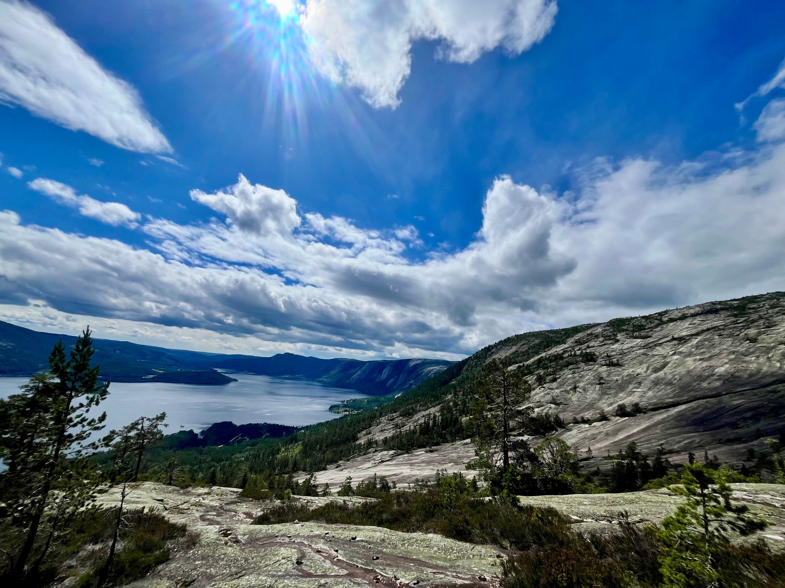 Fantastiske fot og sykkelturer i umiddelbar nærhet - her fra Kronfjell Galleribilde