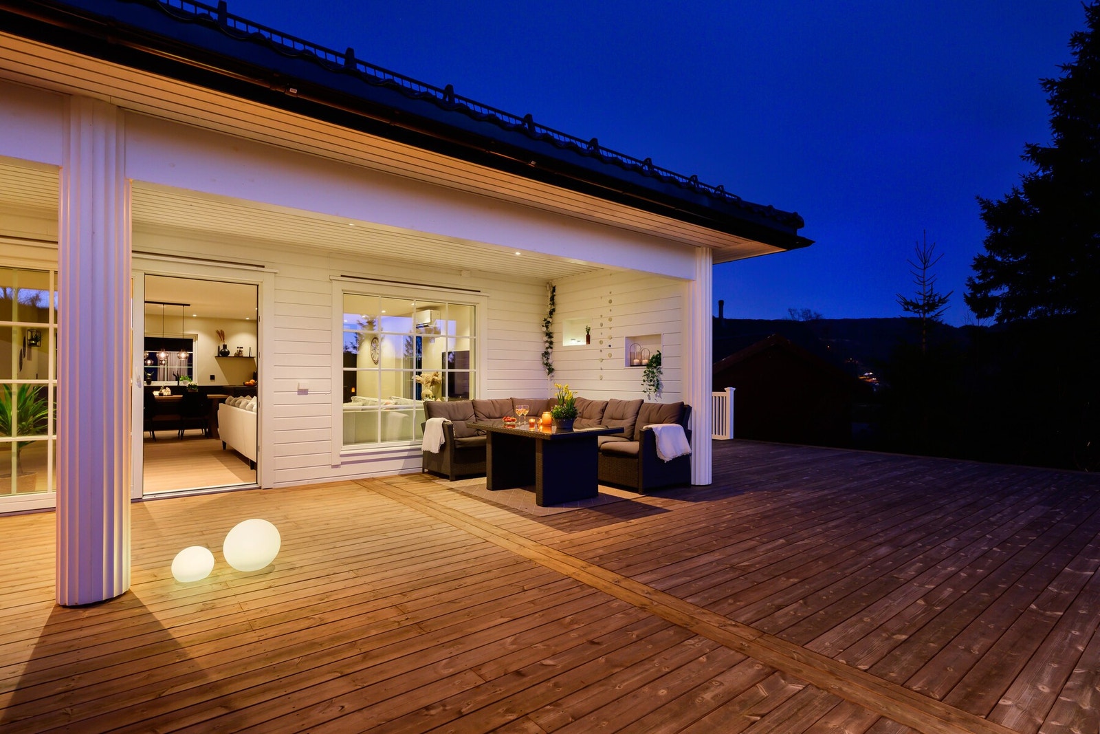 Terrasse på ca. 104 m². Galleribilde