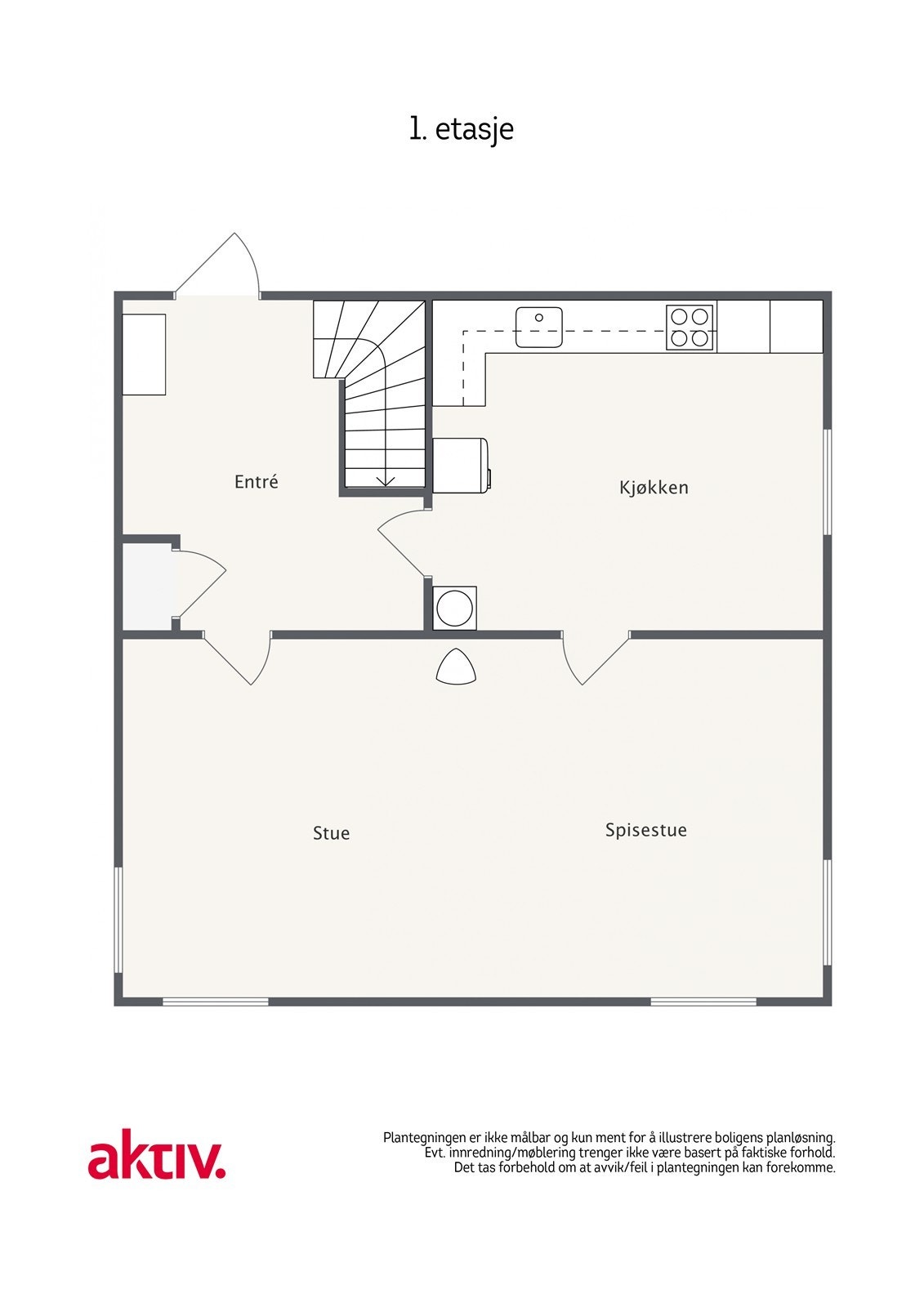 Nissedalsvegen 703 - Plantegning Galleribilde