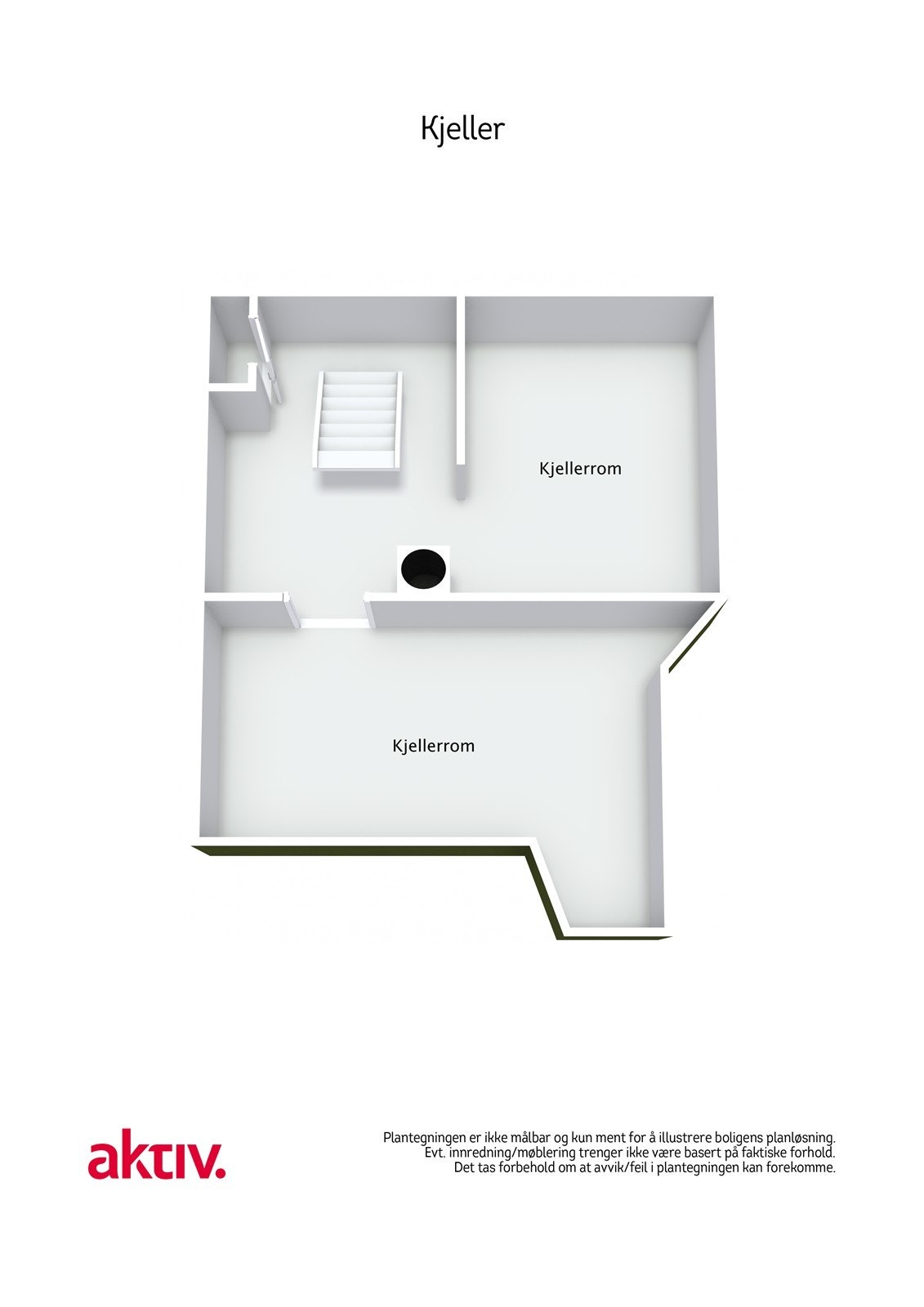 Nissedalsvegen 703 - 3D Plantegning Galleribilde