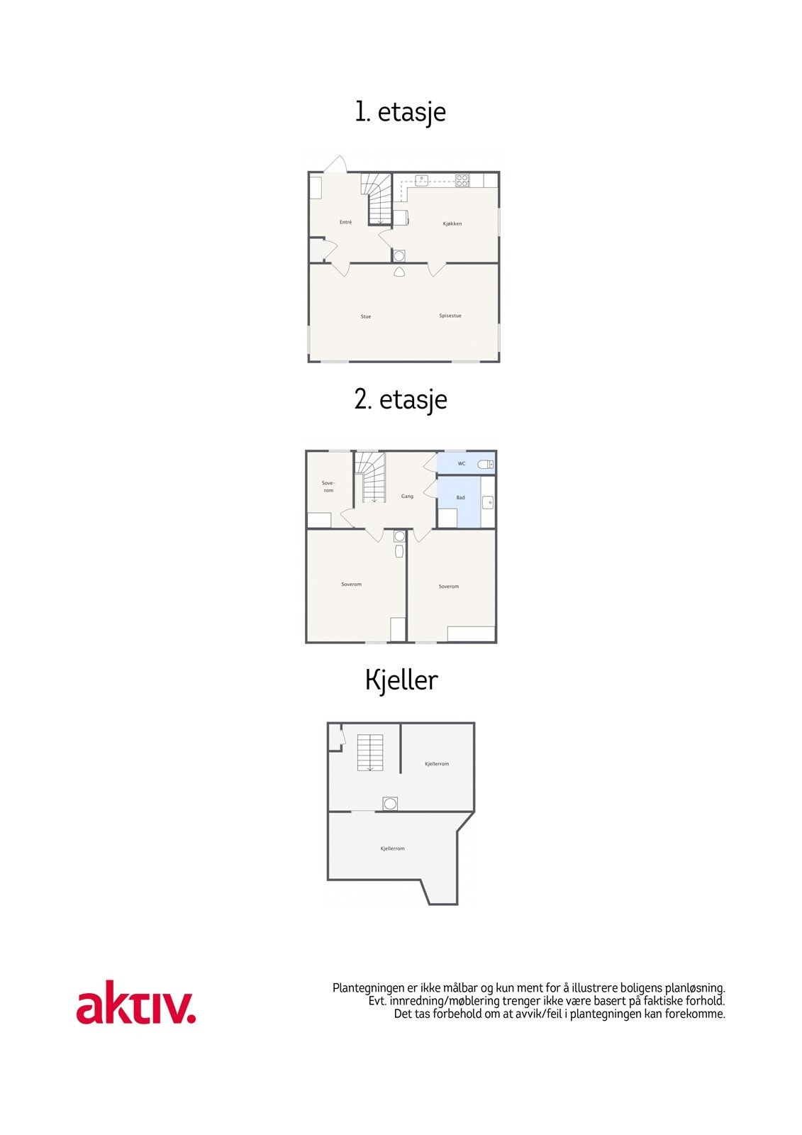 Nissedalsvegen 703 - Plantegning Galleribilde