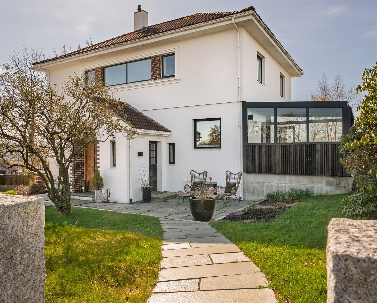 Arkitekttegnet murvilla tegnet av Brandsberg Dahls arkitekter Galleribilde