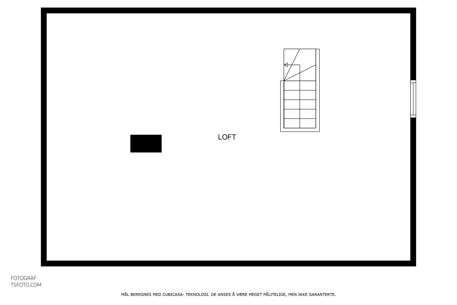 Plantegning - Loft Galleribilde