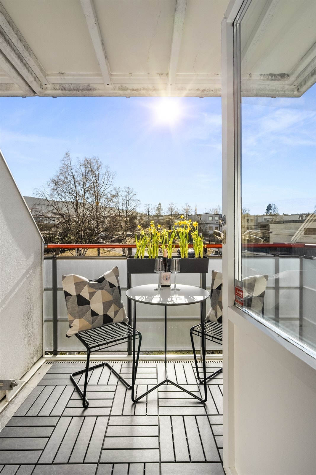 La oss også ta en titt på den fine balkongen igjen! Galleribilde