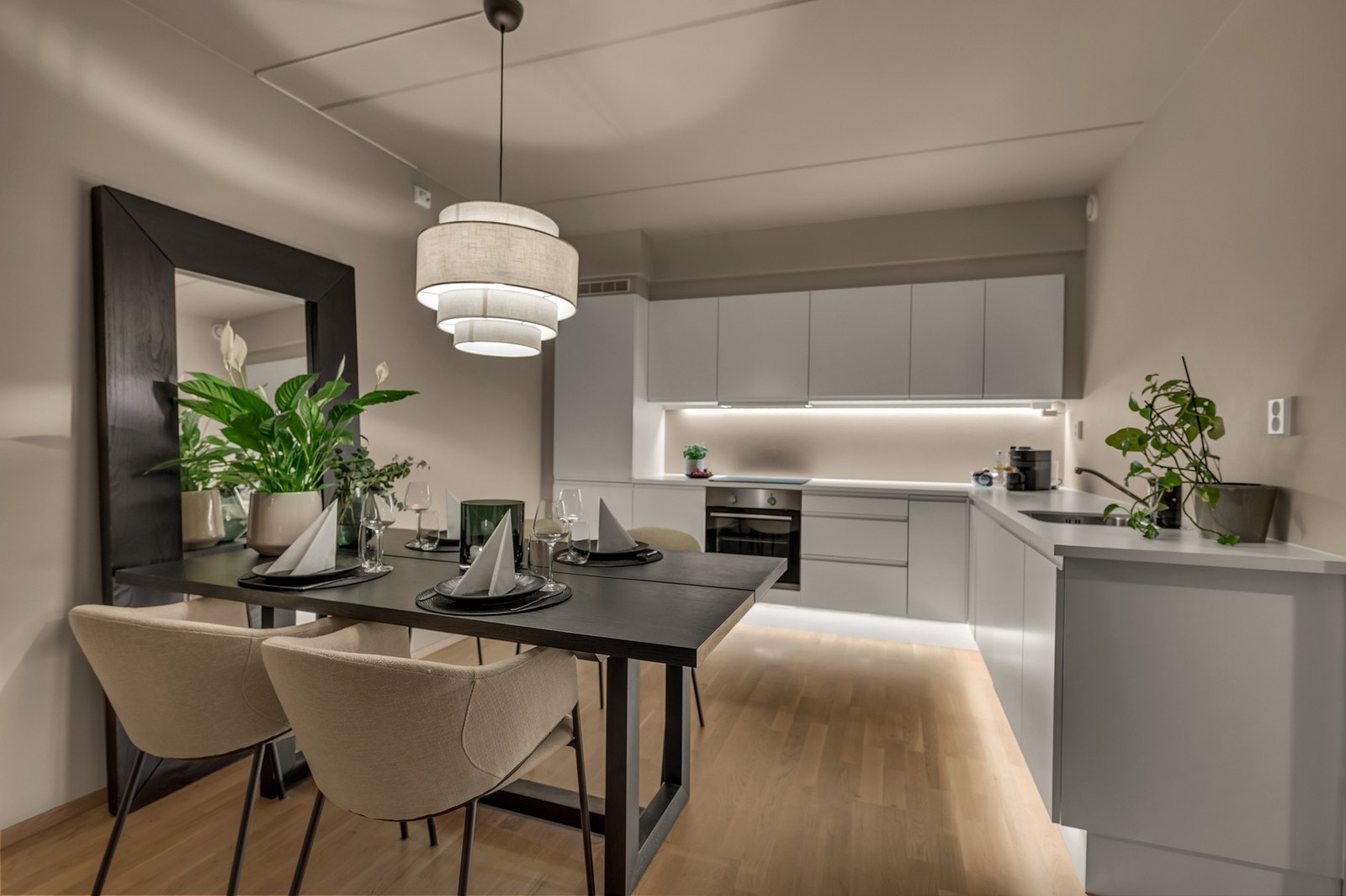 Leiligheten har gjennomgående høy standard. Galleribilde