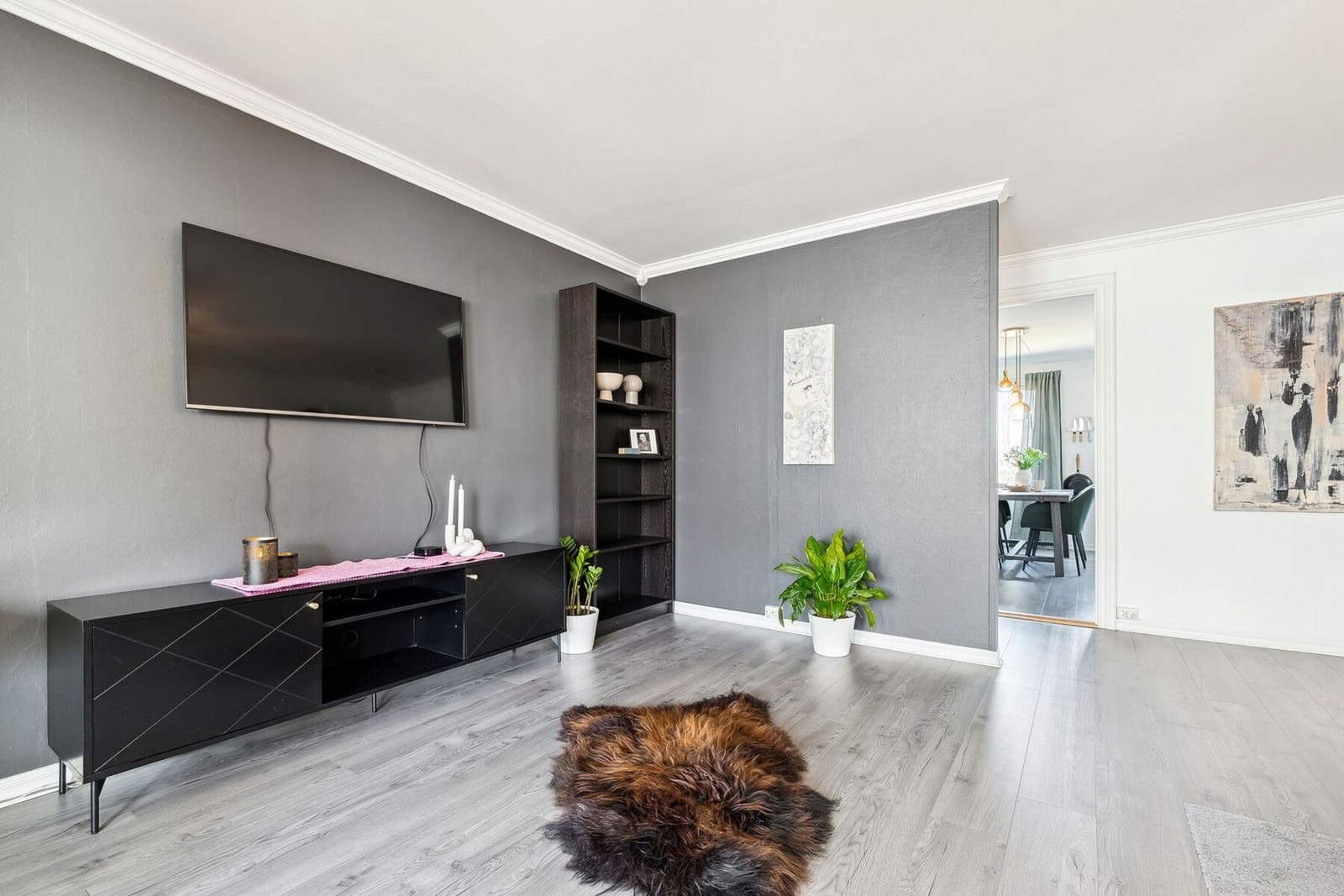 Mulighet for oppheng av TV Galleribilde