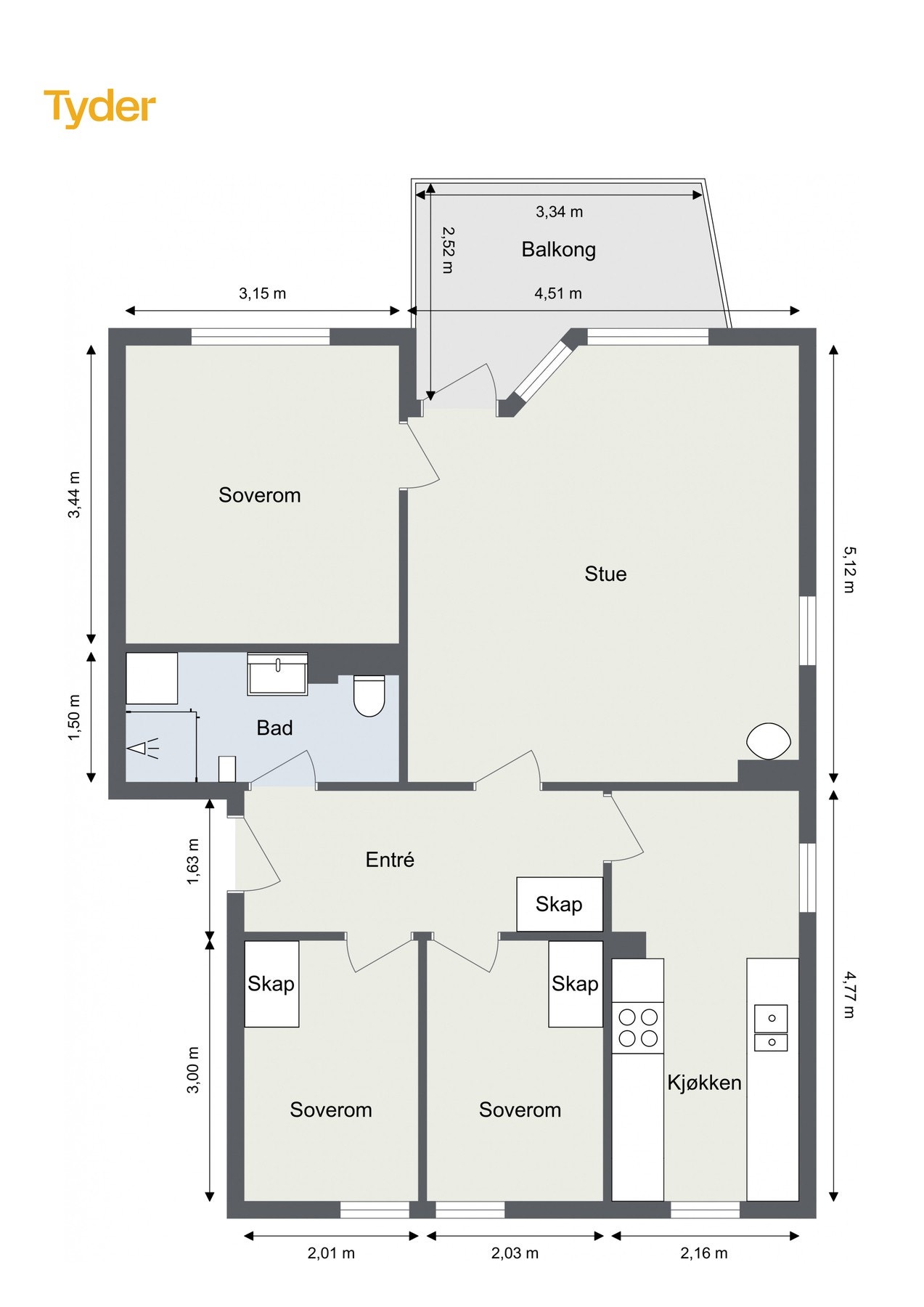 Plantegning Galleribilde