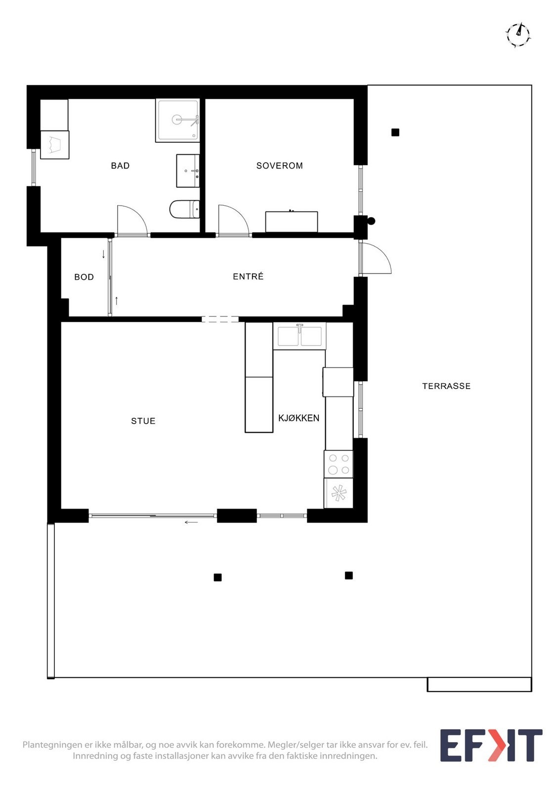 Plantegning Galleribilde