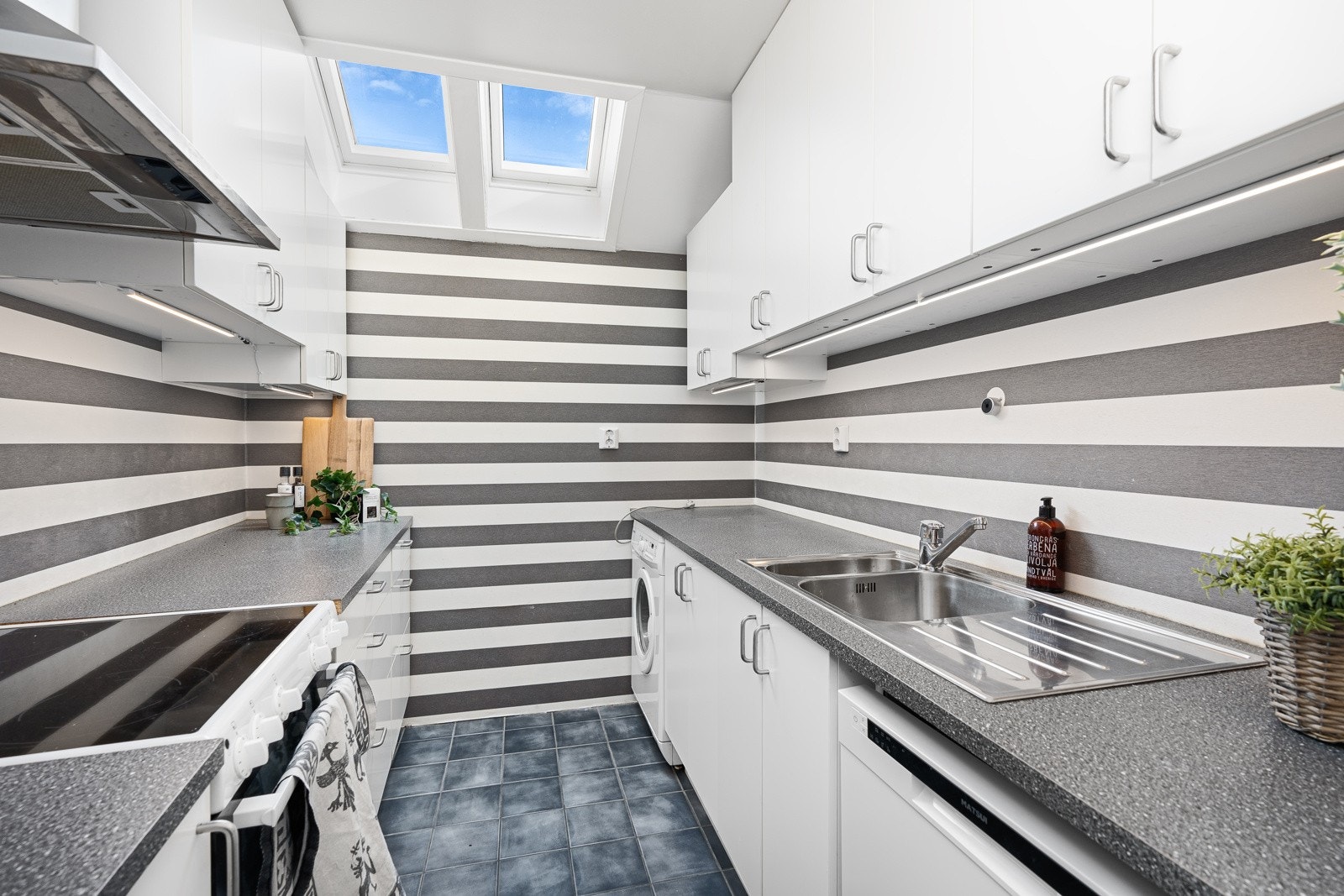 Leilighet liten kjøkken Galleribilde