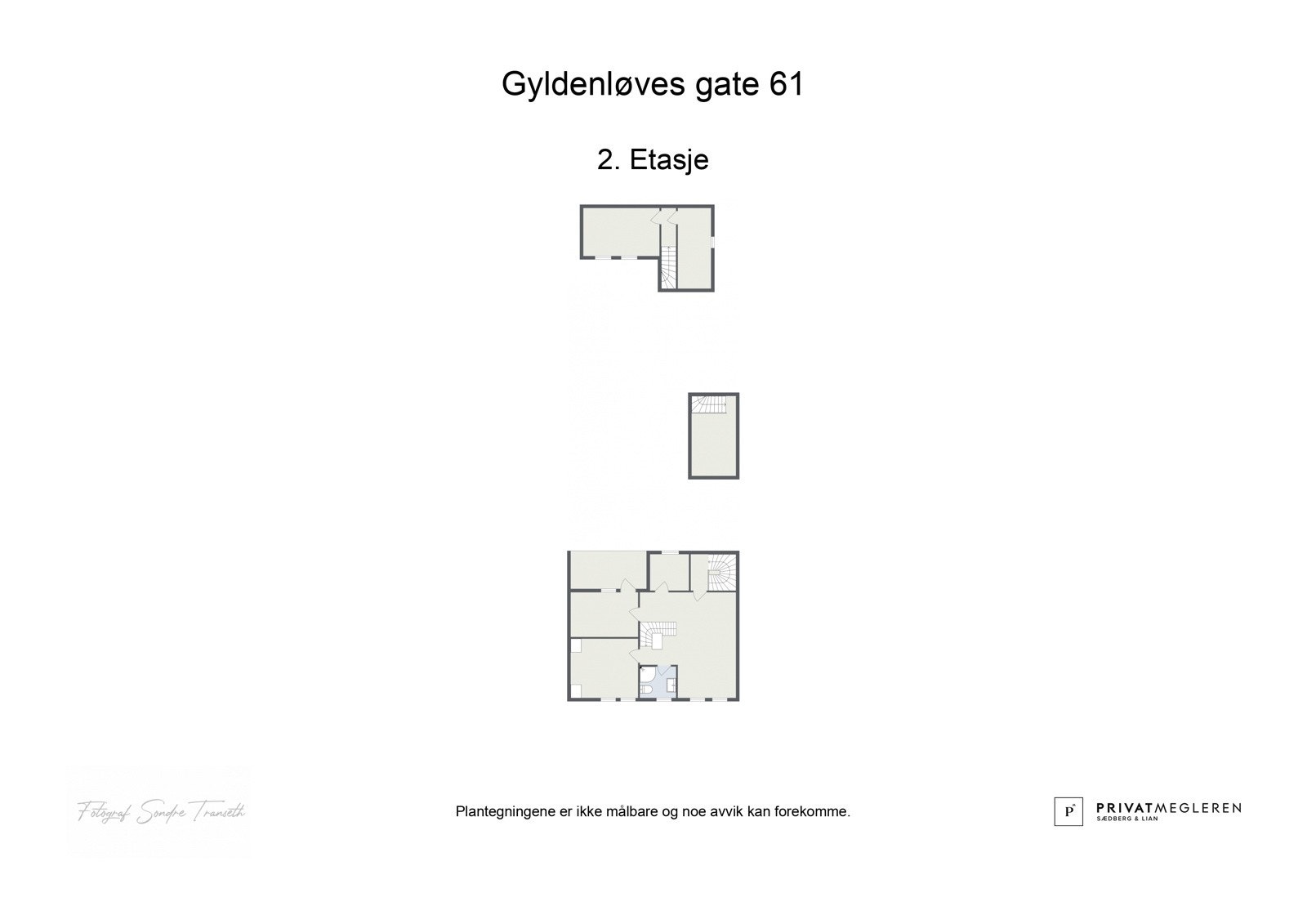 2D plantegning 2. etasje, ikke målsatt - kun en illustrasjon Galleribilde