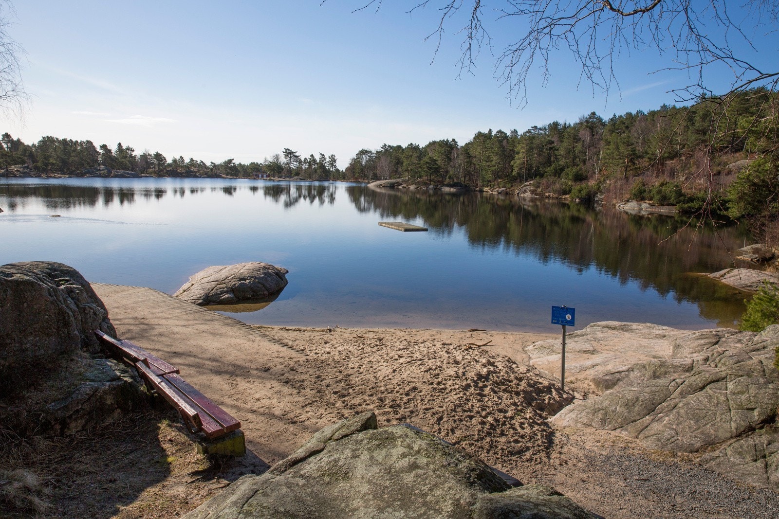 Badestrand i Baneheia Galleribilde