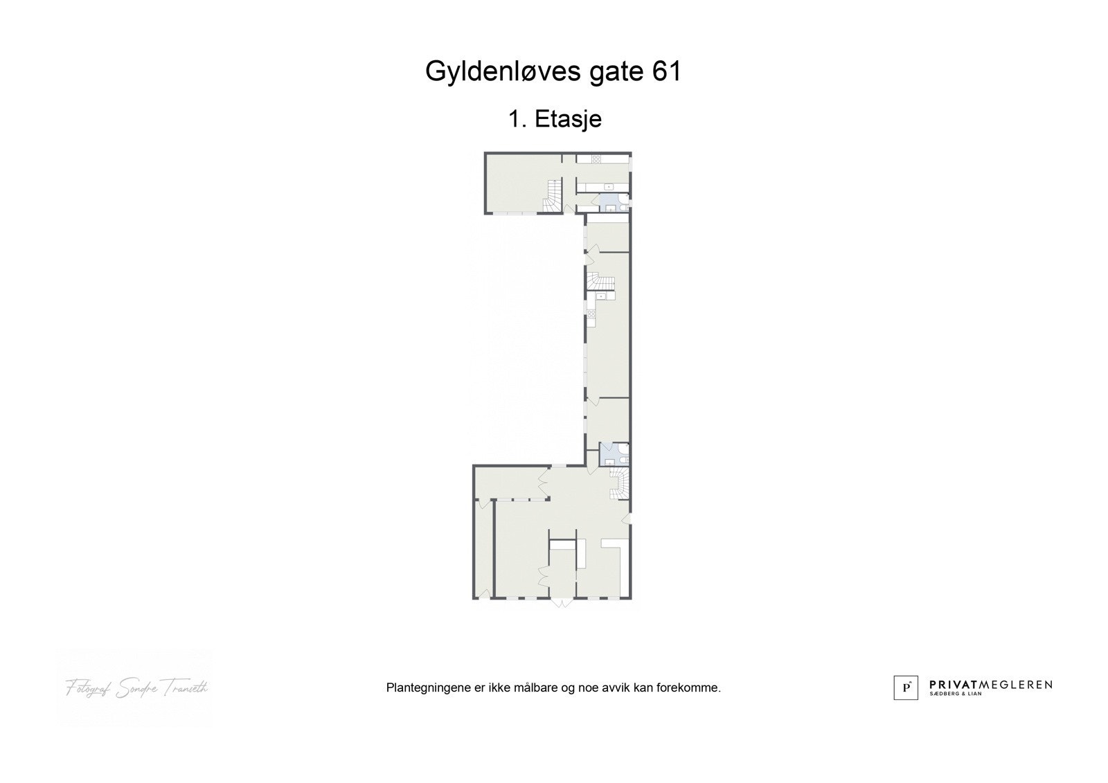 2D plantegning 1. etasje, ikke målsatt - kun en illustrasjon Galleribilde