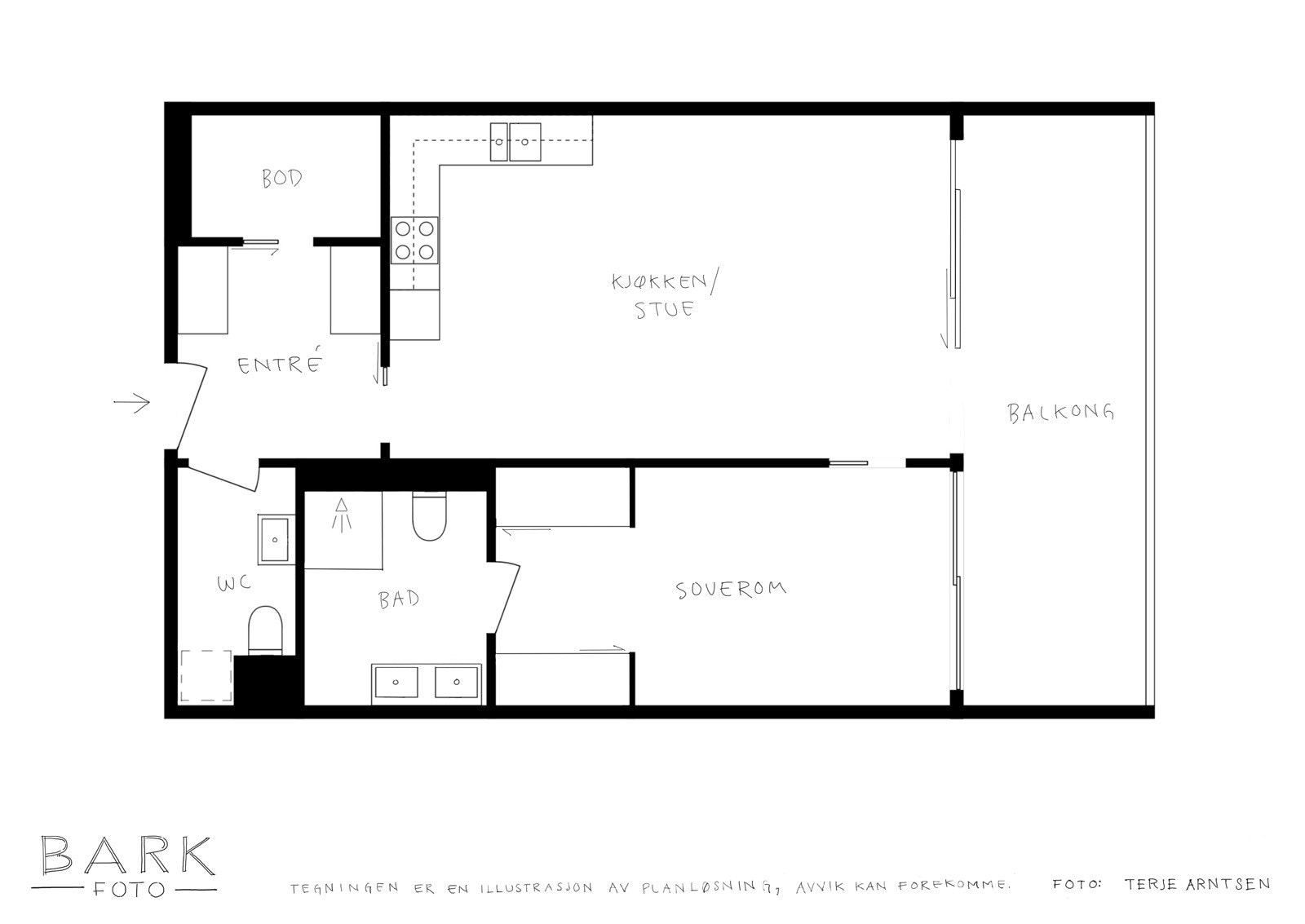 Planskisse | Sundts veg 85 Galleribilde