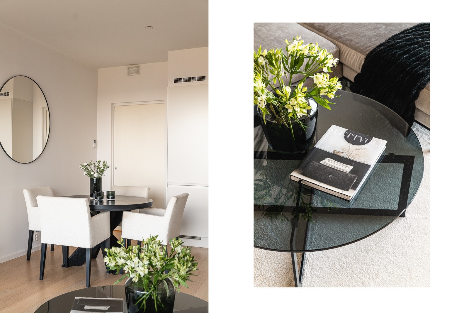 Rommet måler 27,3 kvadratmeter og rommets utforming gir god plass til å innrede de ulike sonene akkurat slik man selv måtte ønske. Galleribilde