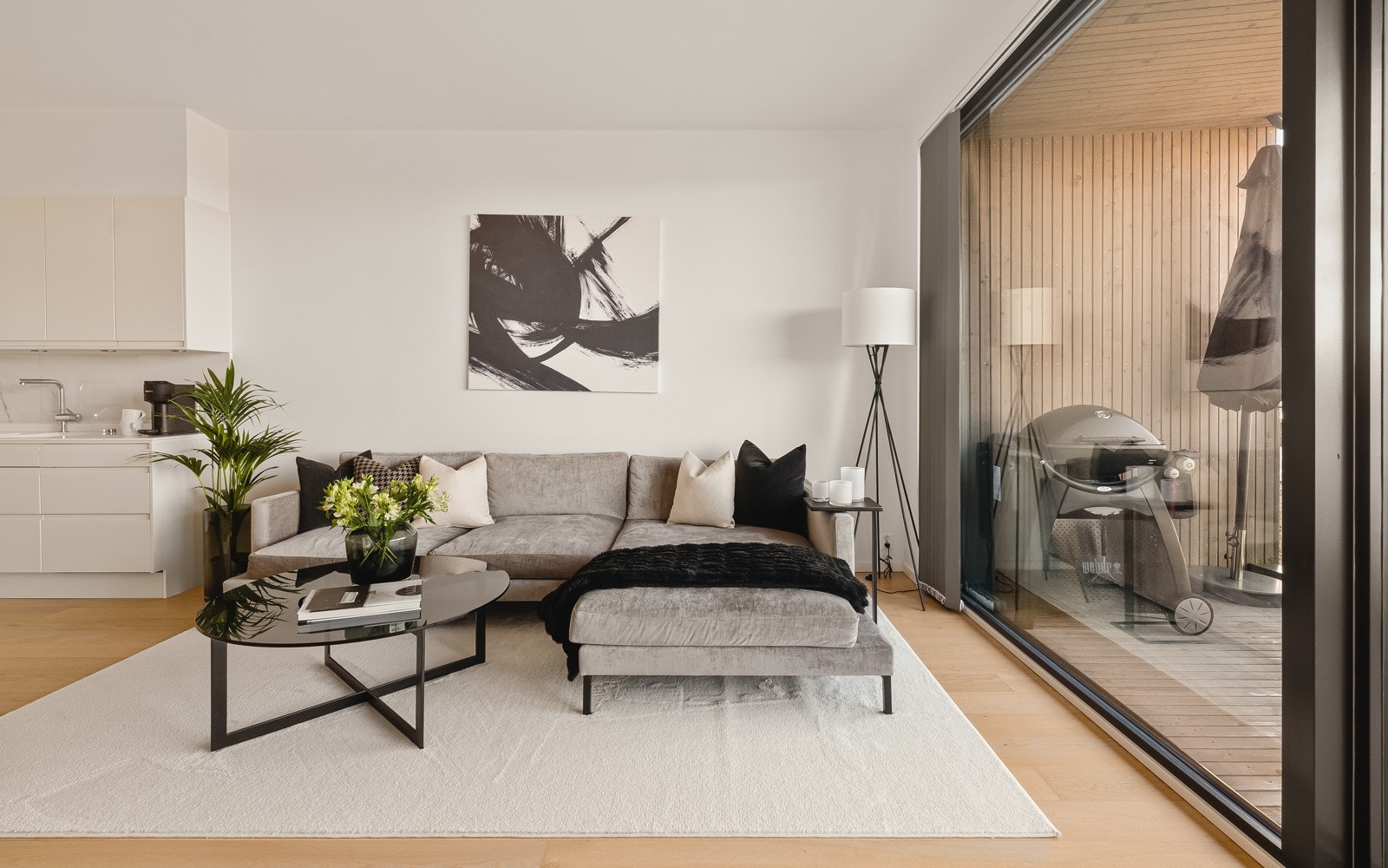 Leiligheten har balansert ventilasjon. Galleribilde