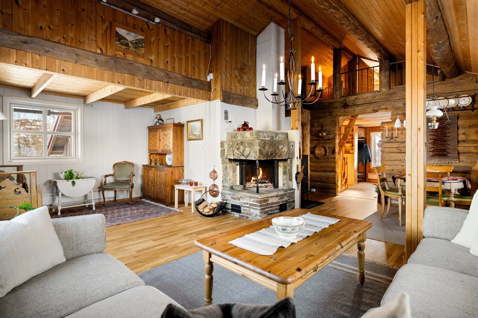 Her er det god plass for å kunne samle familien. Galleribilde