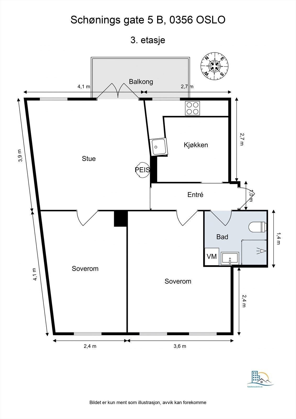 Plantegning Galleribilde