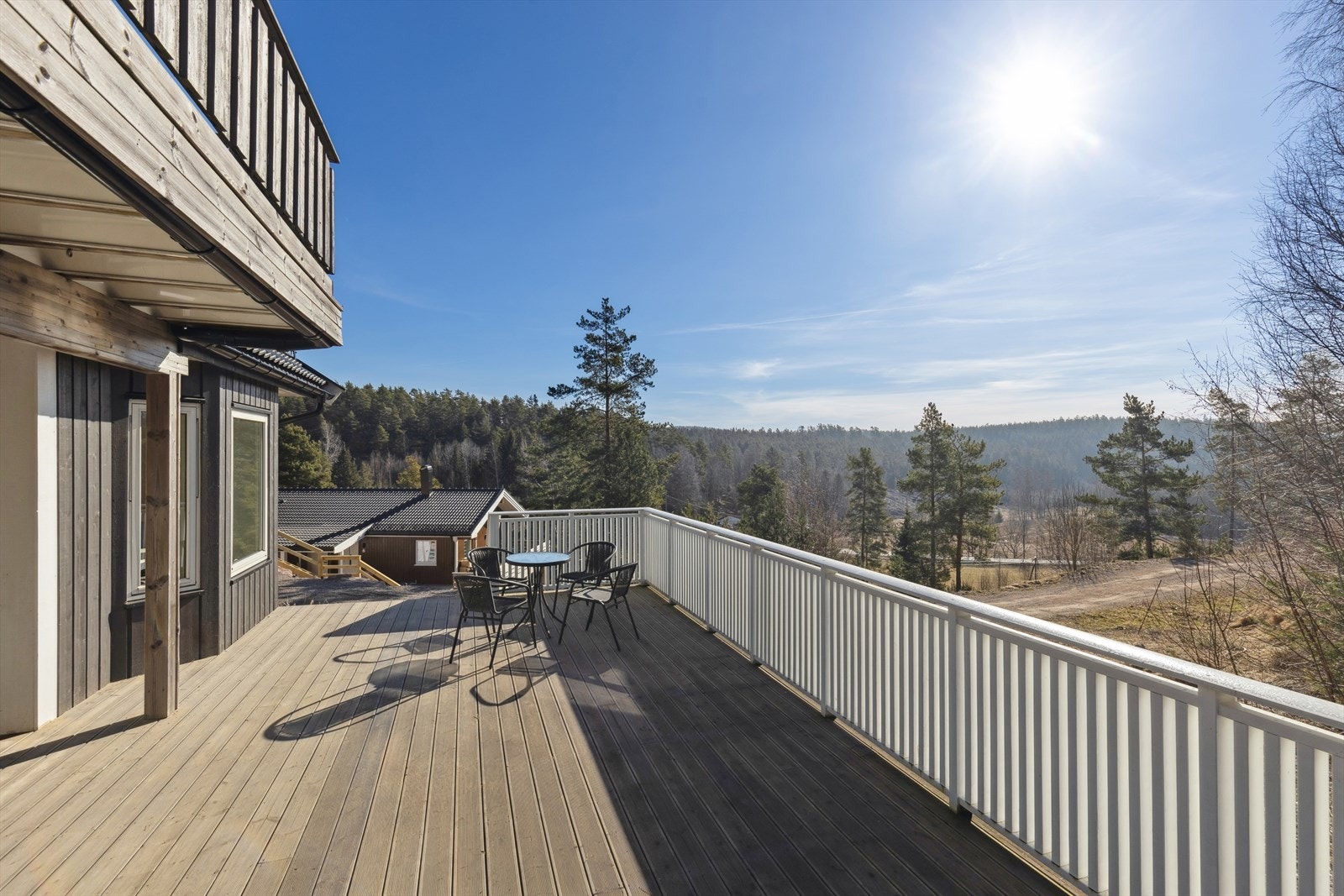 Her kan finværsdagene nytes utendørs. Galleribilde