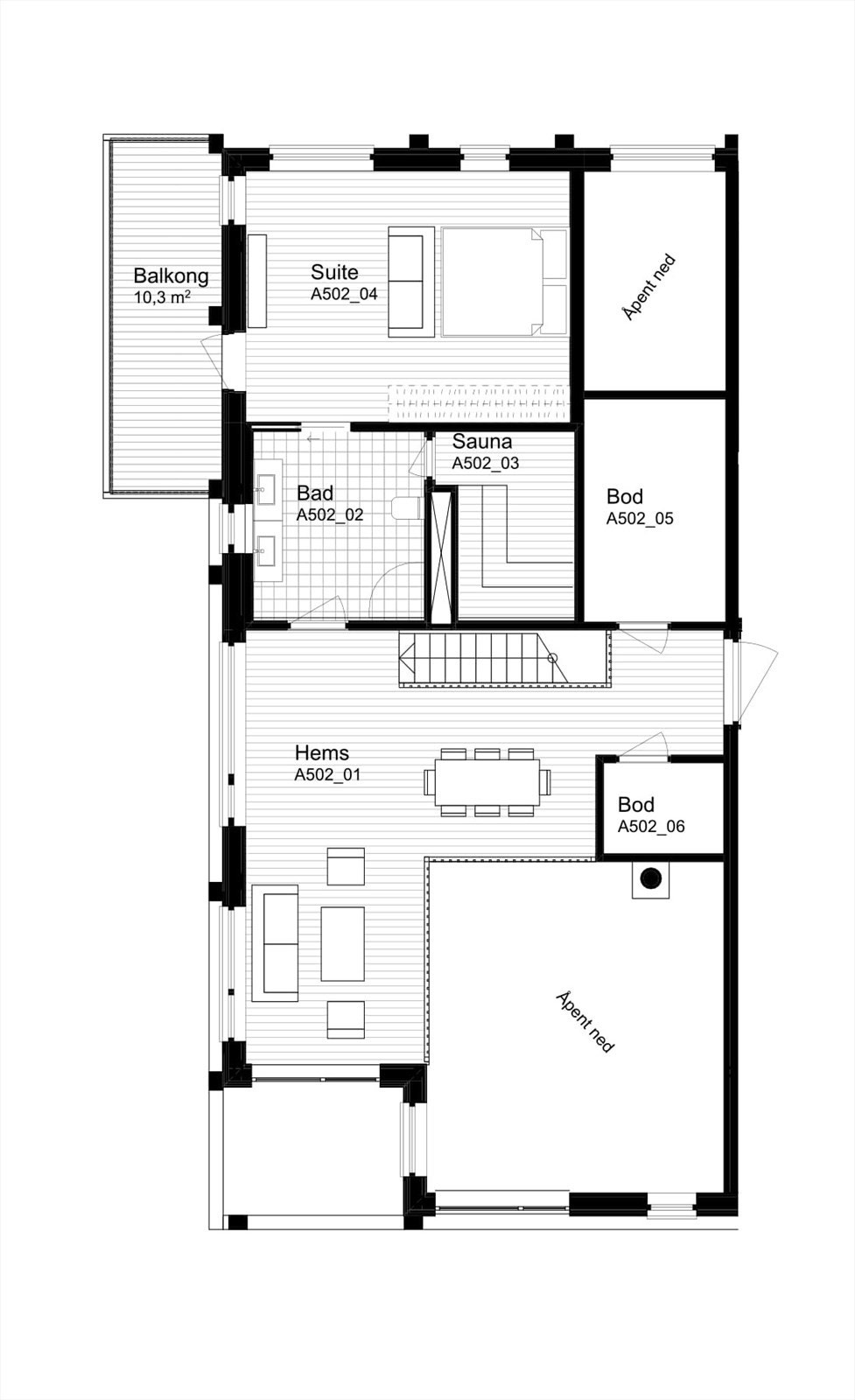 Plantegning plan 2 Galleribilde