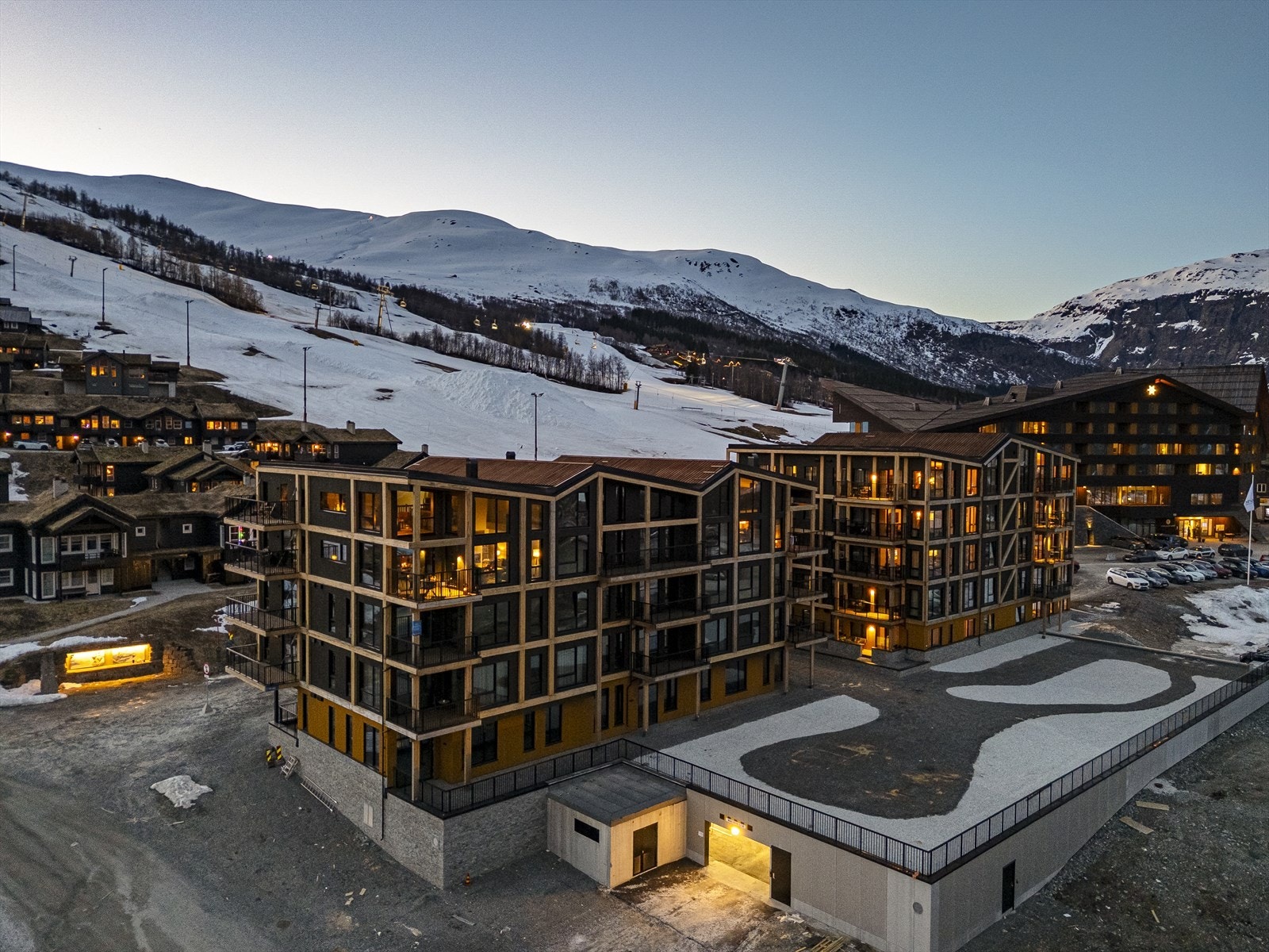 Sendo om kvelden. Galleribilde