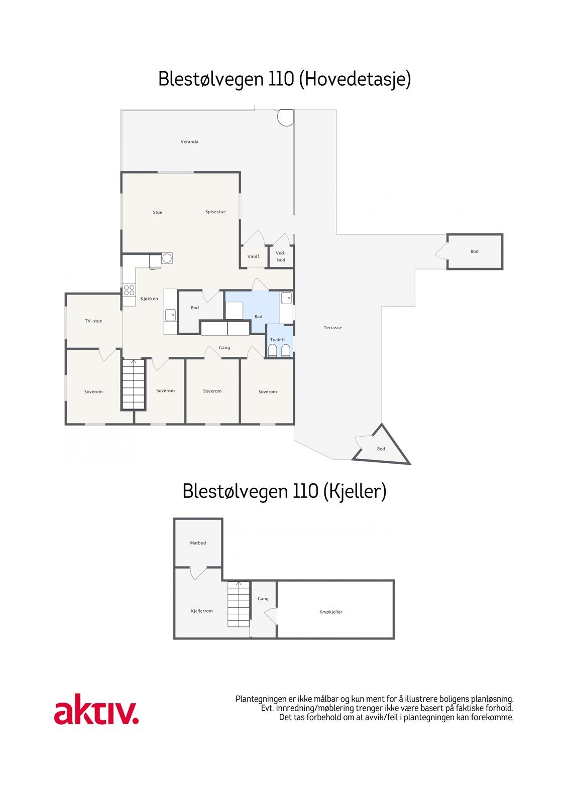 Plantegning samlet Galleribilde