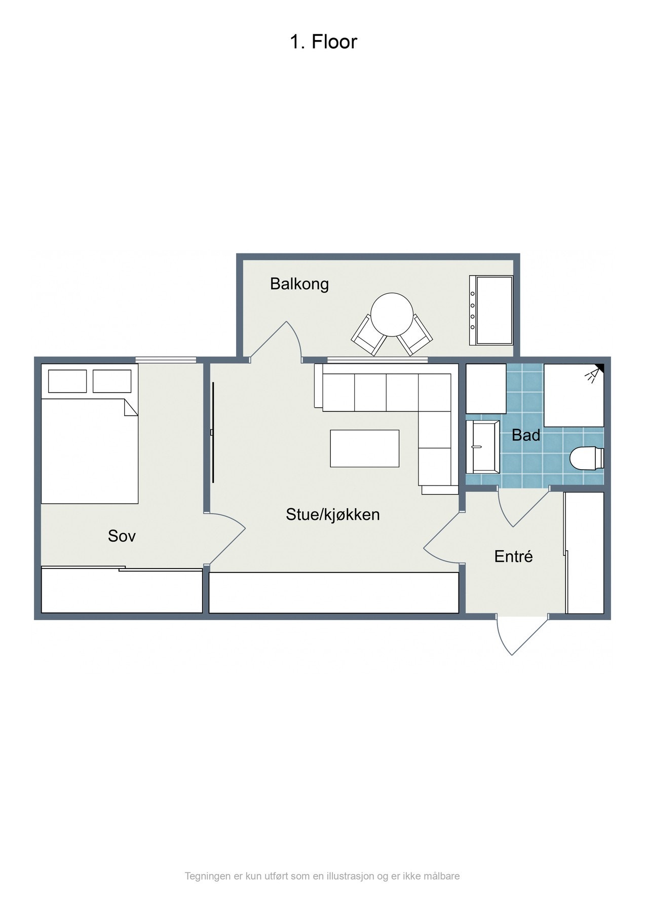 Plantegning Galleribilde