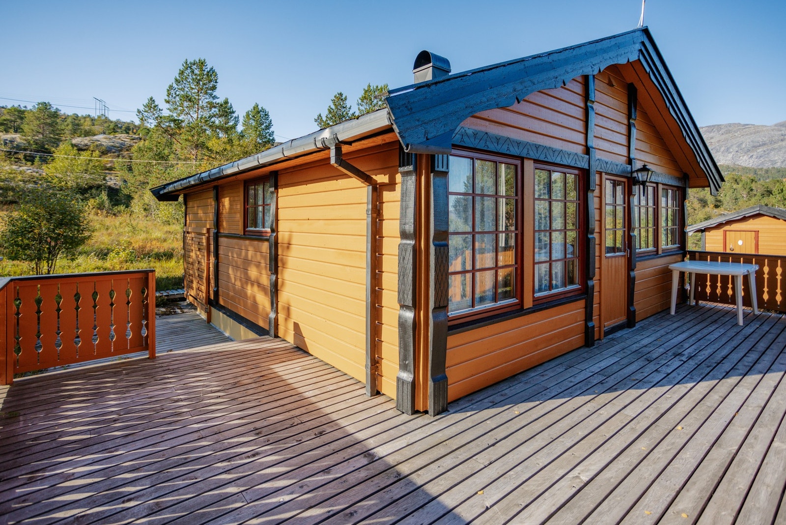 Nyt lange sommerkvelder på den solrike terrassen på hele 28 kvadratmeter Galleribilde
