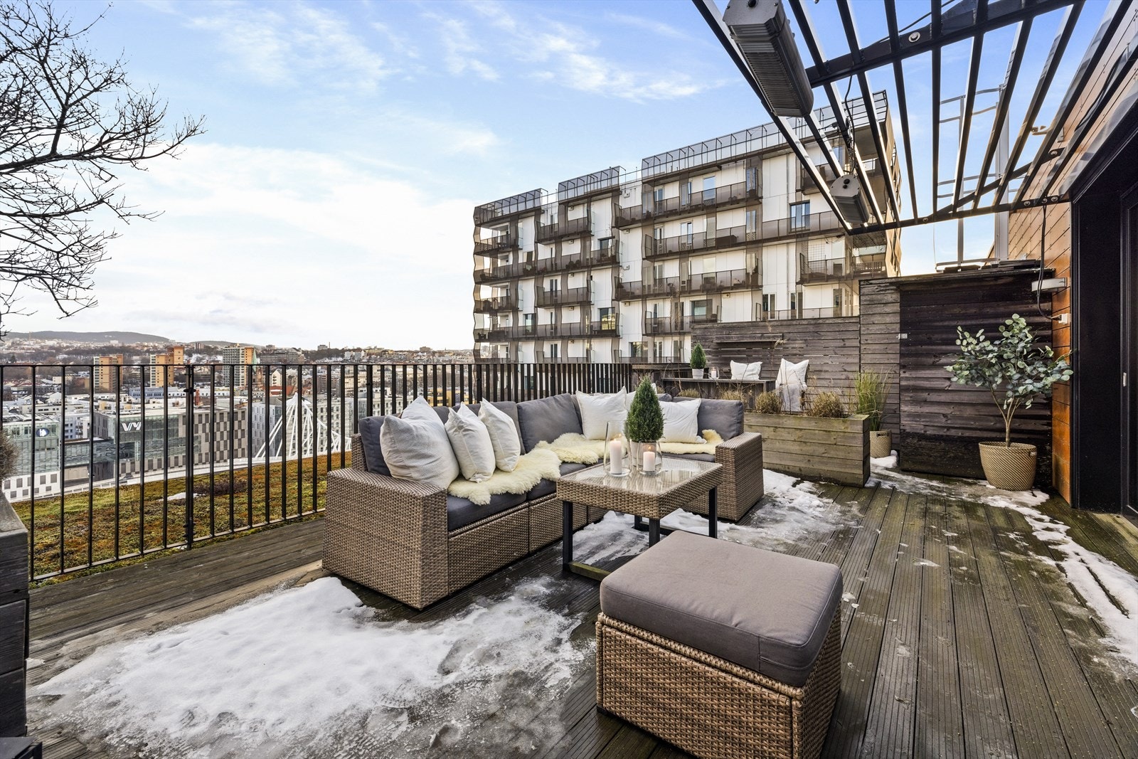 Fantastisk takterrasse på 40 kvm. Galleribilde