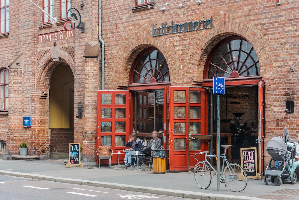 Kaffebrenneriet rett i nærheten. Galleribilde