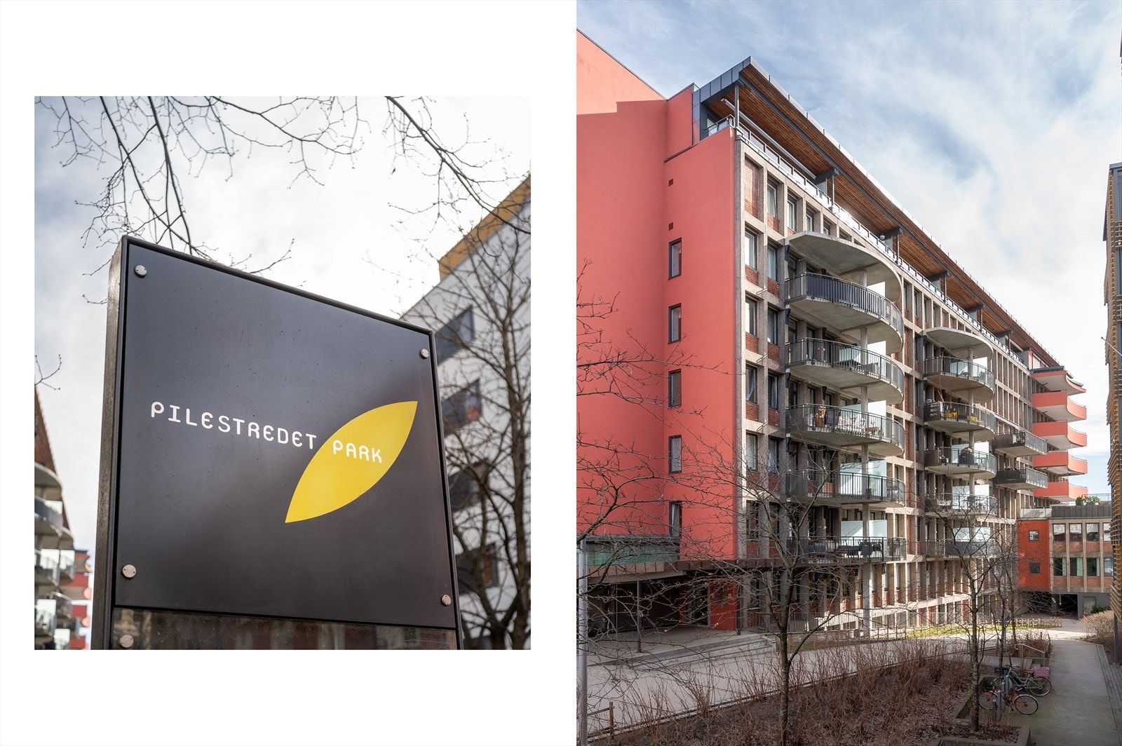 Byggets fasade. Galleribilde