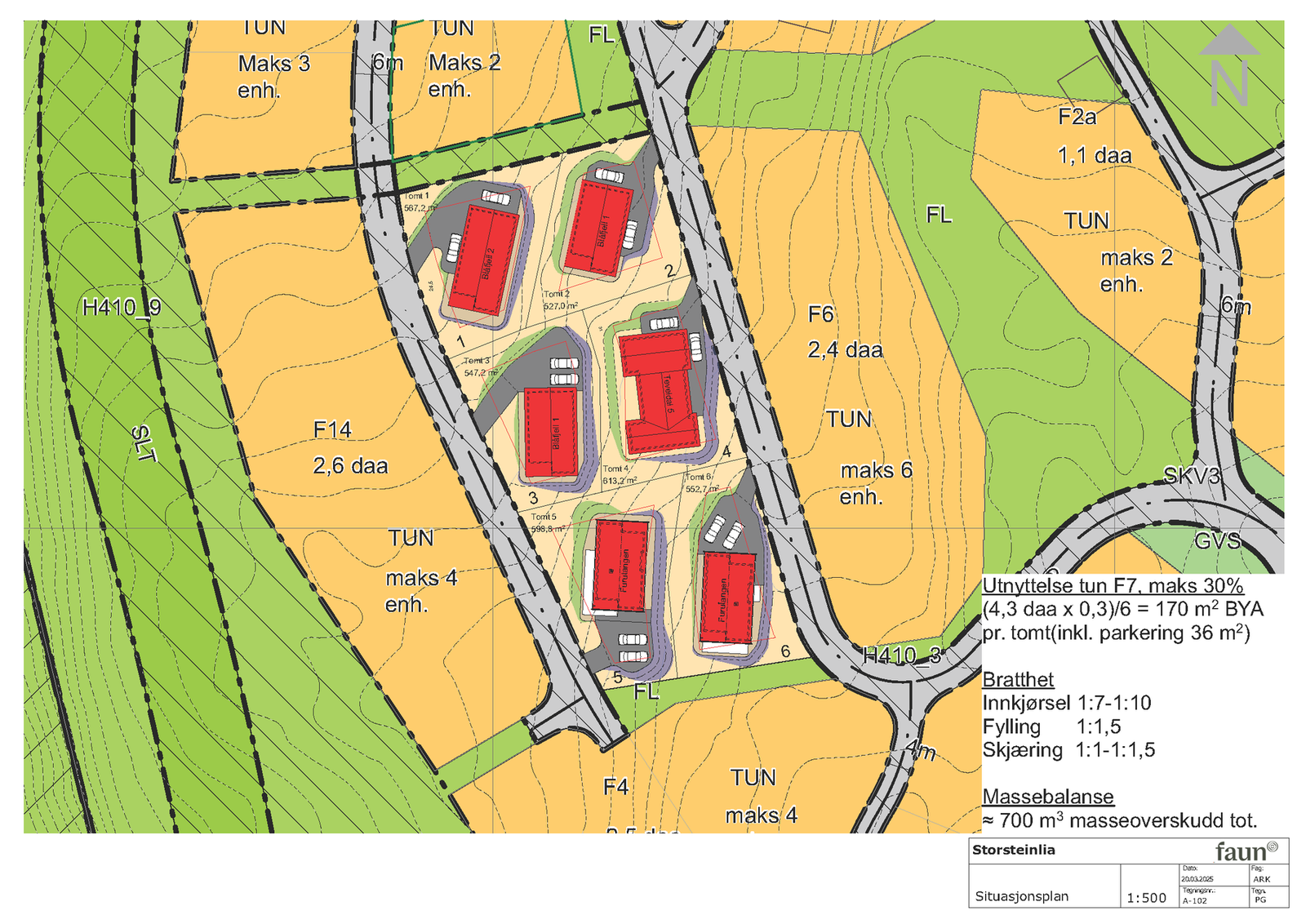 Situasjonskart tomter. Dette er kun illustrasjon ikke endelig kart. Galleribilde