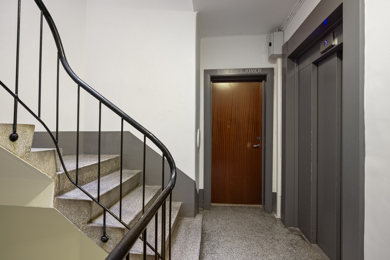 Heisadkomst. Galleribilde