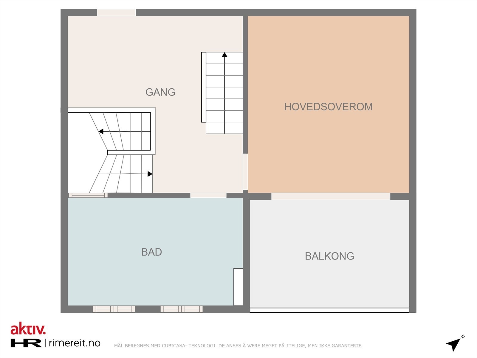 Plantegning 2. etasje Galleribilde