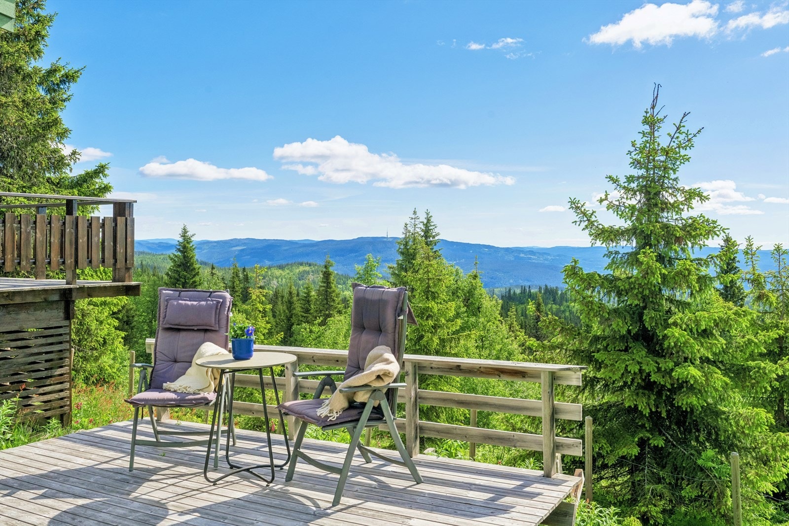 I området rundt er det flotte turområder både sommer og vinter. Galleribilde