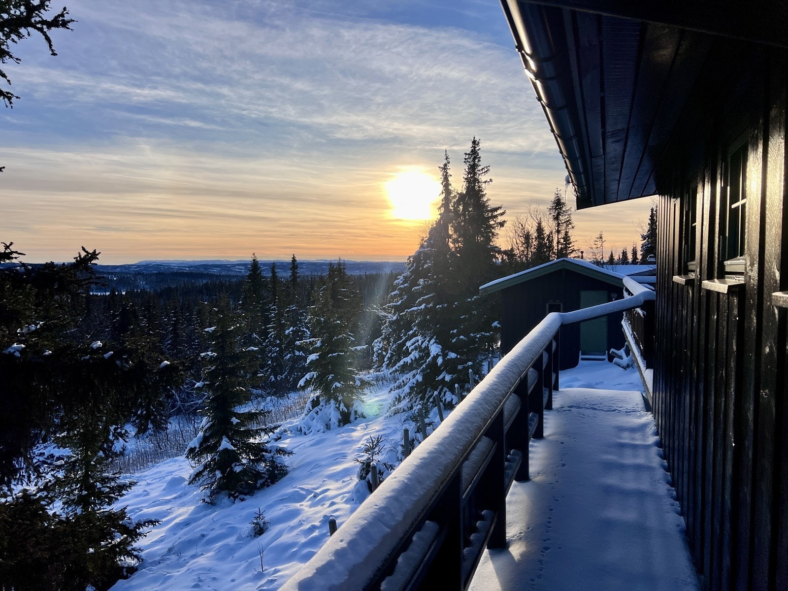 Vinterbilde tatt av eiendomsmegler Januar 2025 Galleribilde