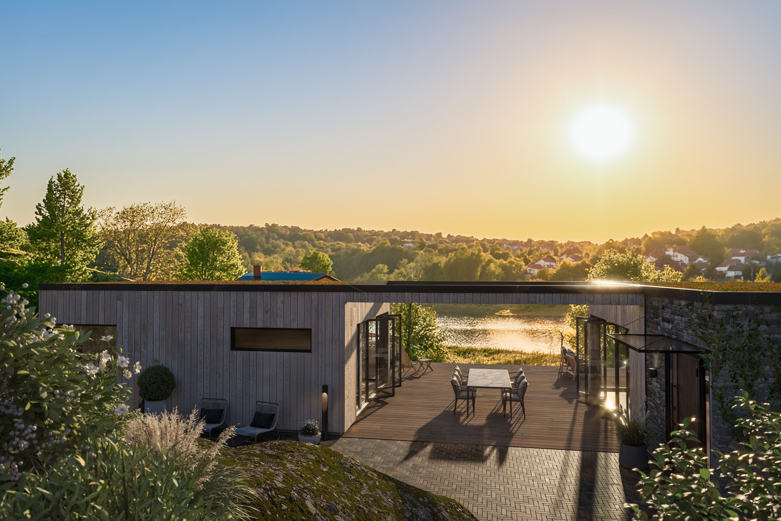 utsikt Lahellefjorden Galleribilde