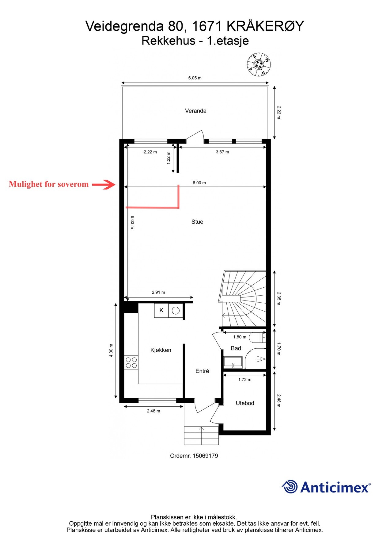 Plantegning - 1. etasje Galleribilde