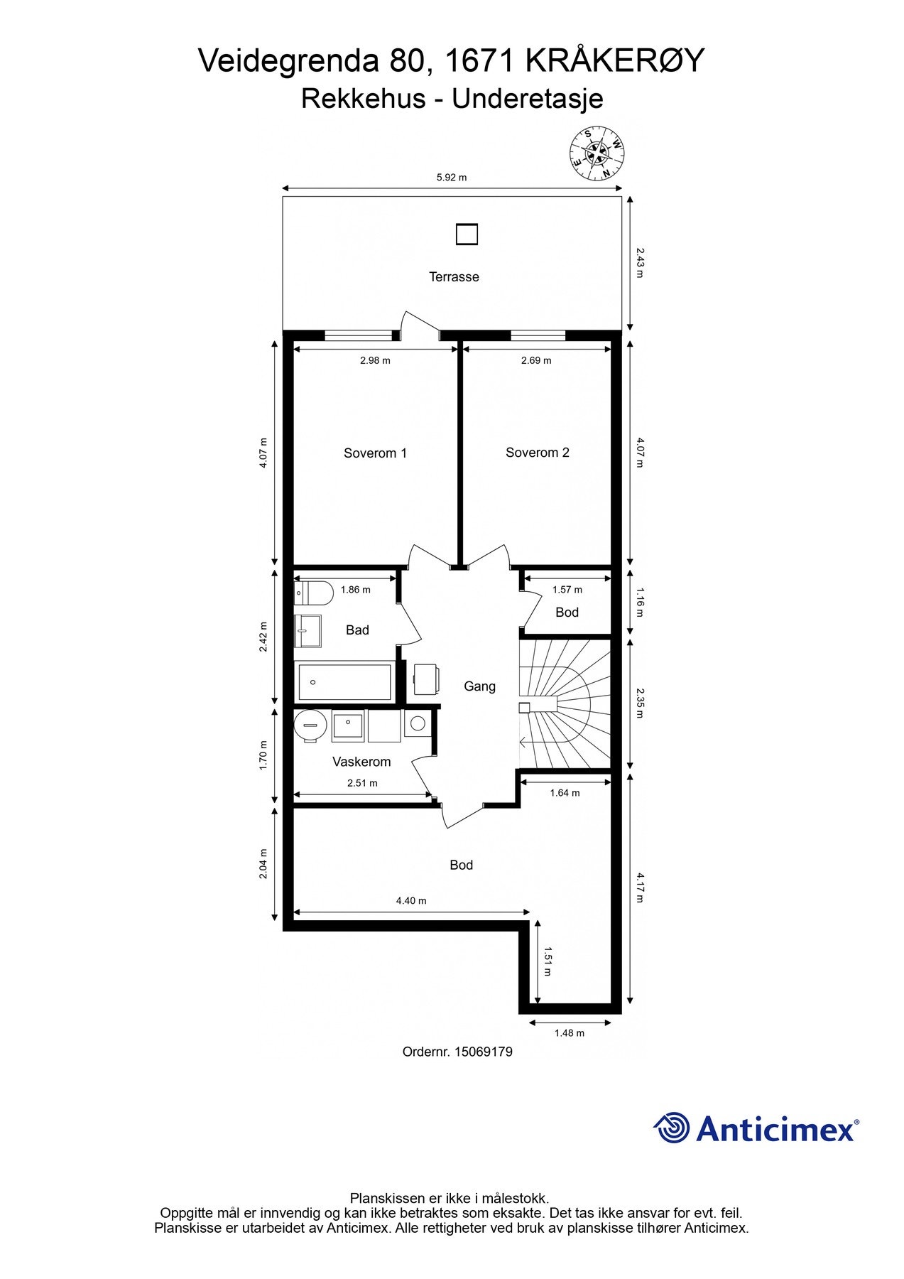 Plantegning - underetasje Galleribilde